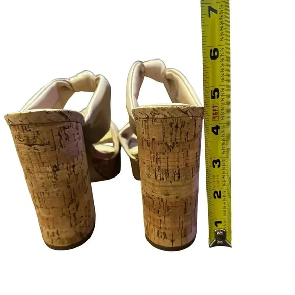 Charles by Charles David INTUIT SANDAL Platform Chunky Heel Nude Women’s 7 New - Picture 8 of 8